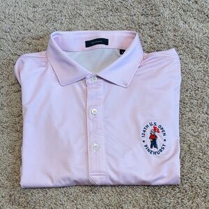 Pink U.S. Open Pinehurst Turtleson Polo Shirt